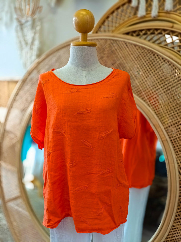 Linen Leaf Top - eKo NZ - 