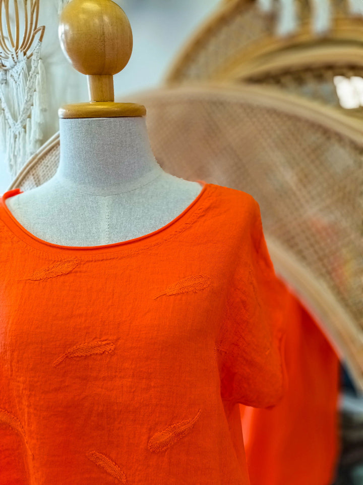 Linen Leaf Top - eKo NZ - 