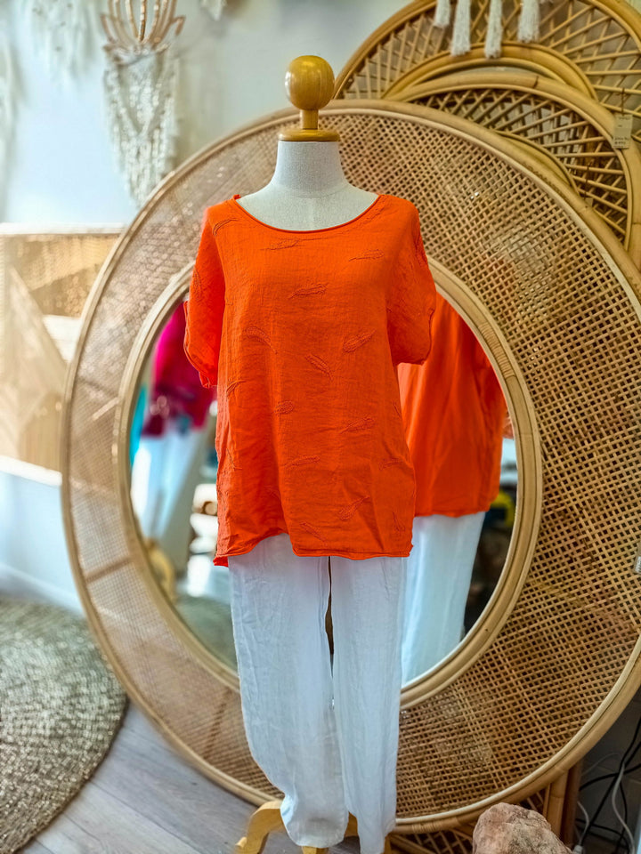 Linen Leaf Top - eKo NZ - 