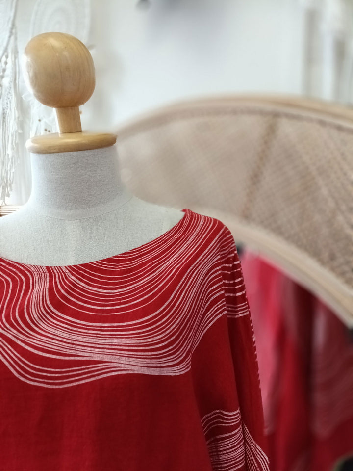Linen Swirl Top - eKo NZ - 