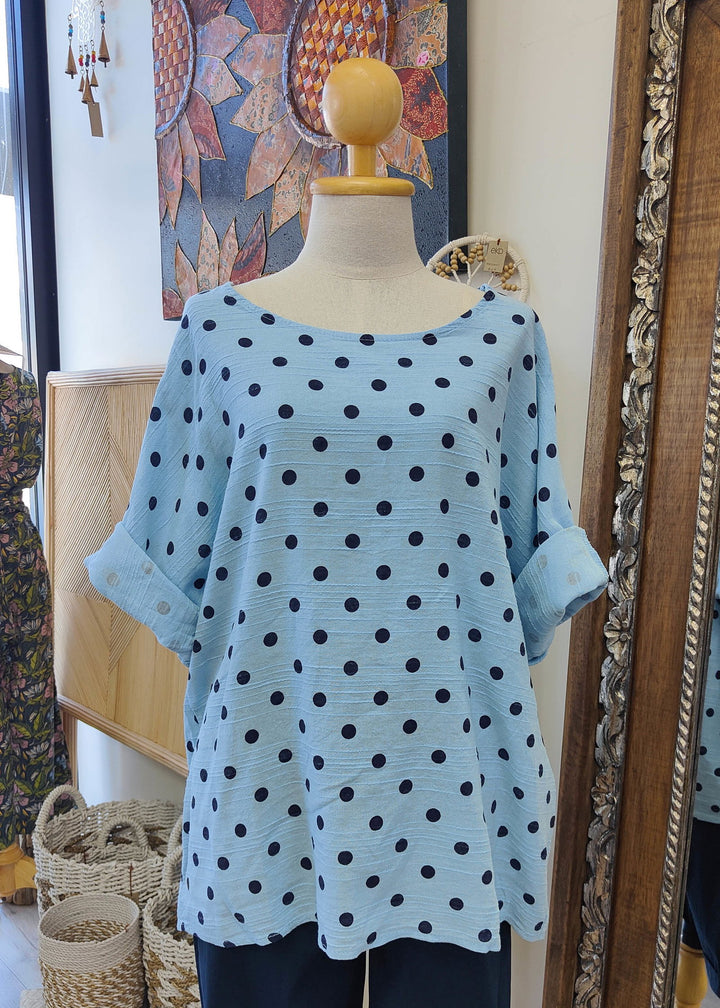 Lizs Spotty Top - eKo NZ - 