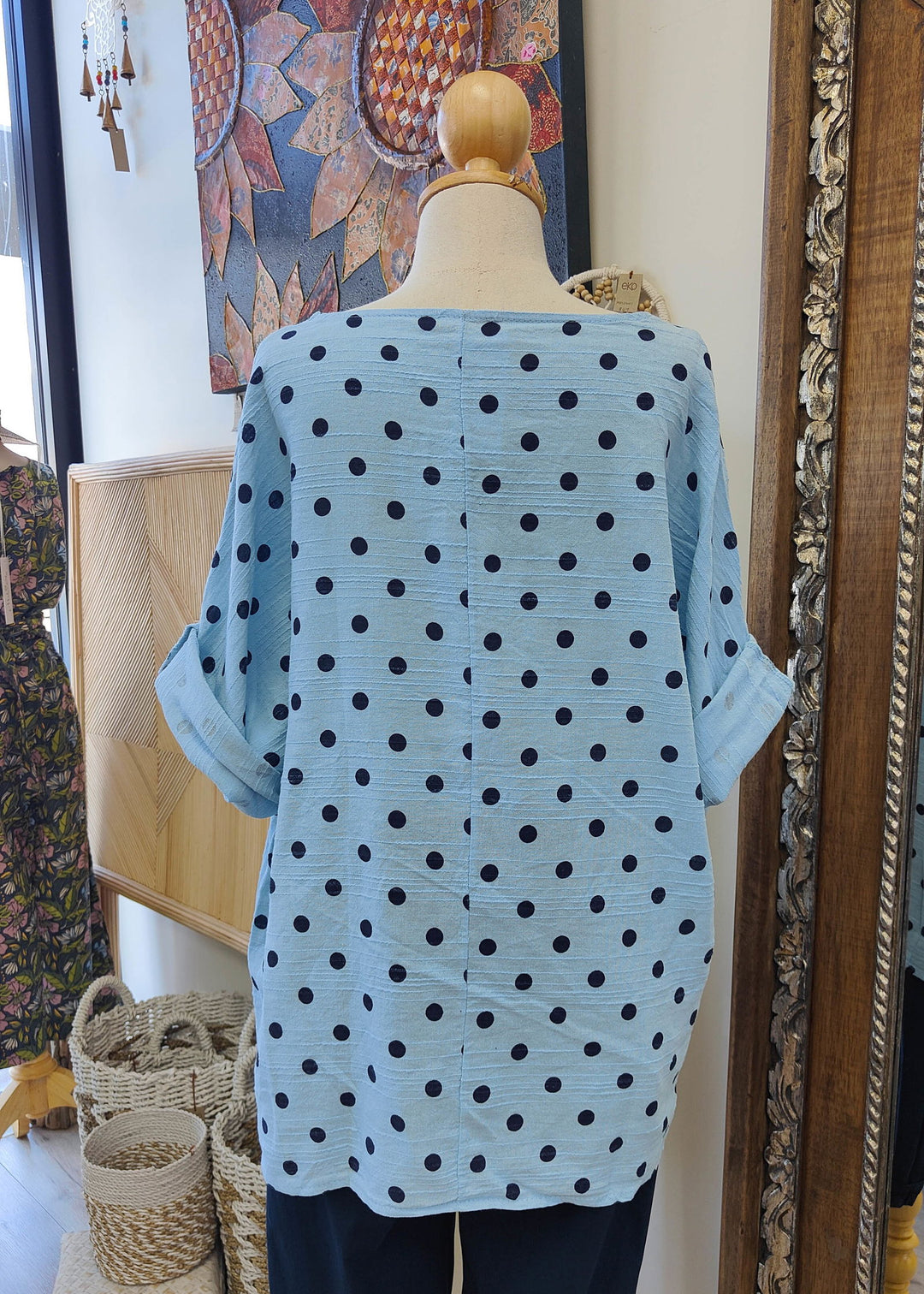 Lizs Spotty Top - eKo NZ - 