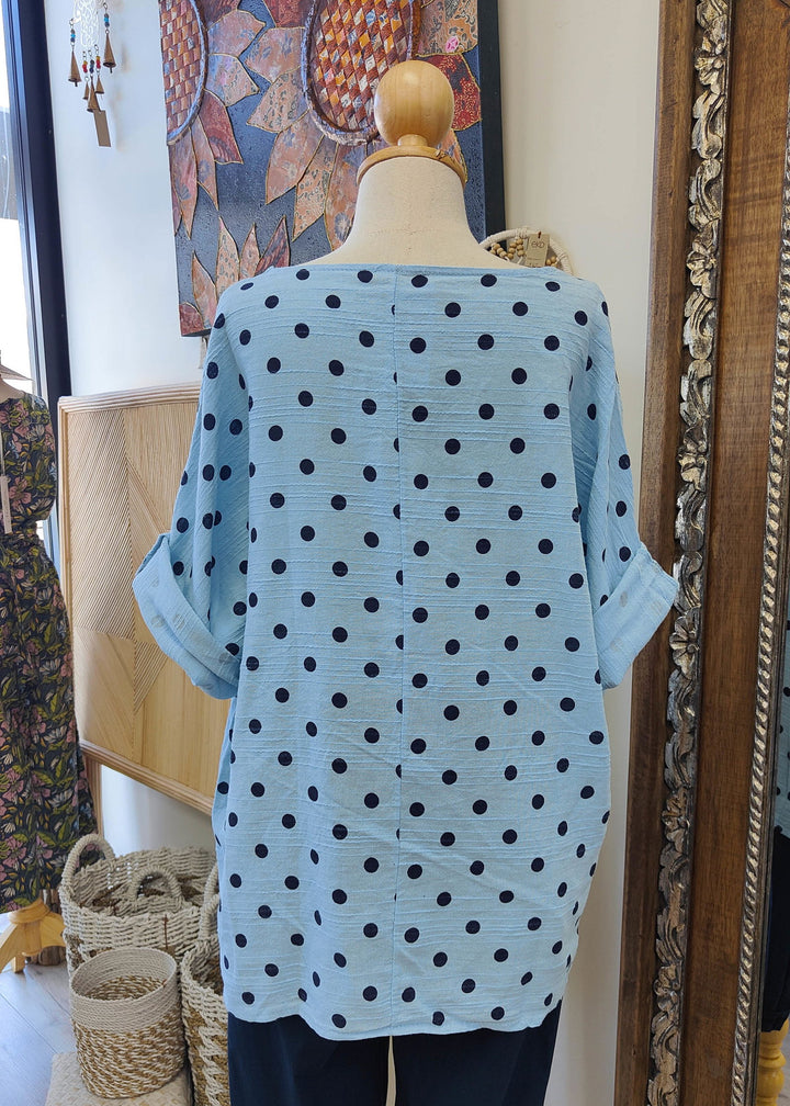Lizs Spotty Top - eKo NZ - 