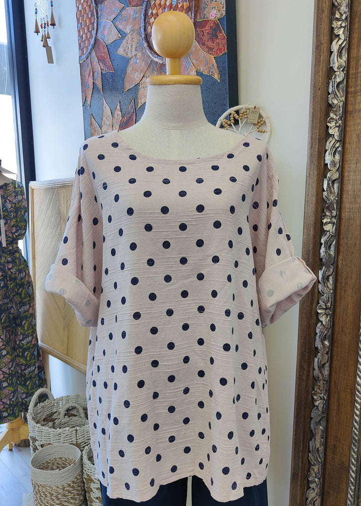 Lizs Spotty Top - eKo NZ - 