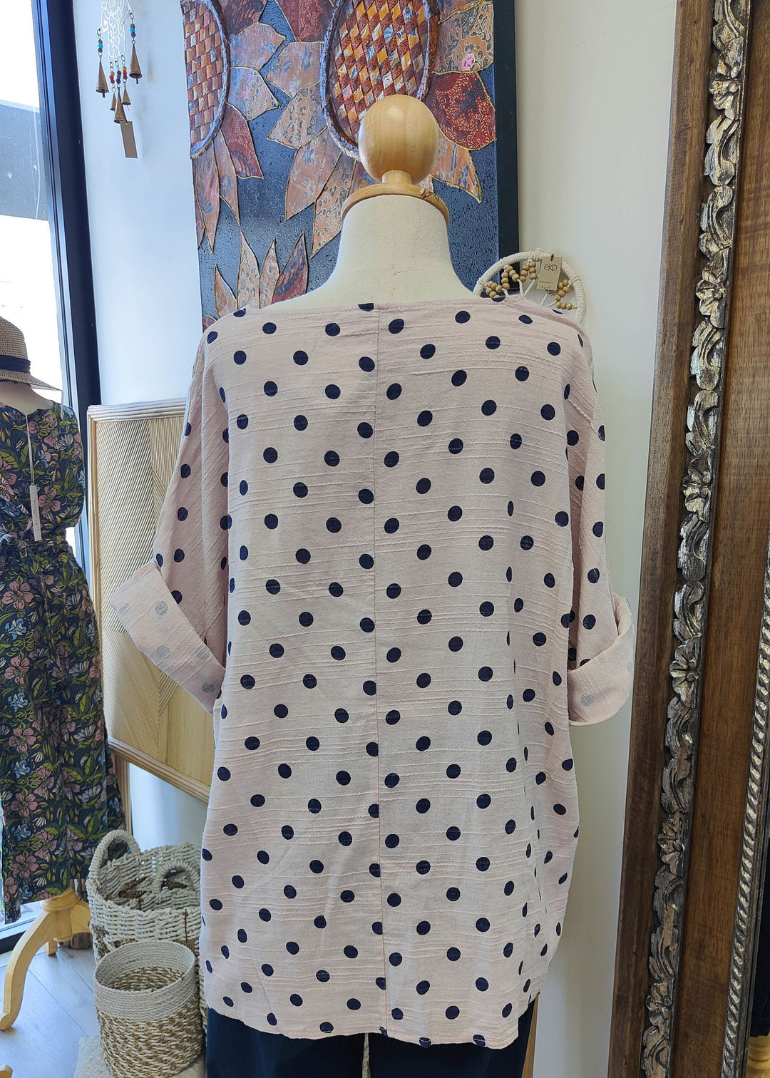 Lizs Spotty Top - eKo NZ - 