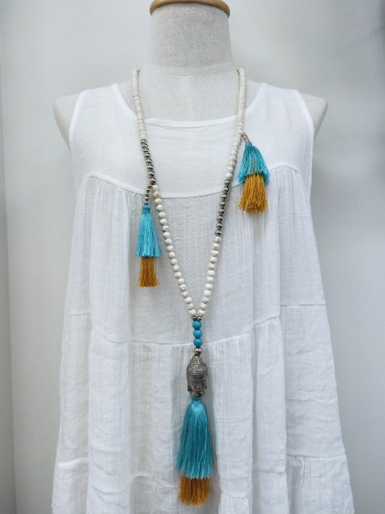 Necklace Buddha Tassle - eKo NZ - 