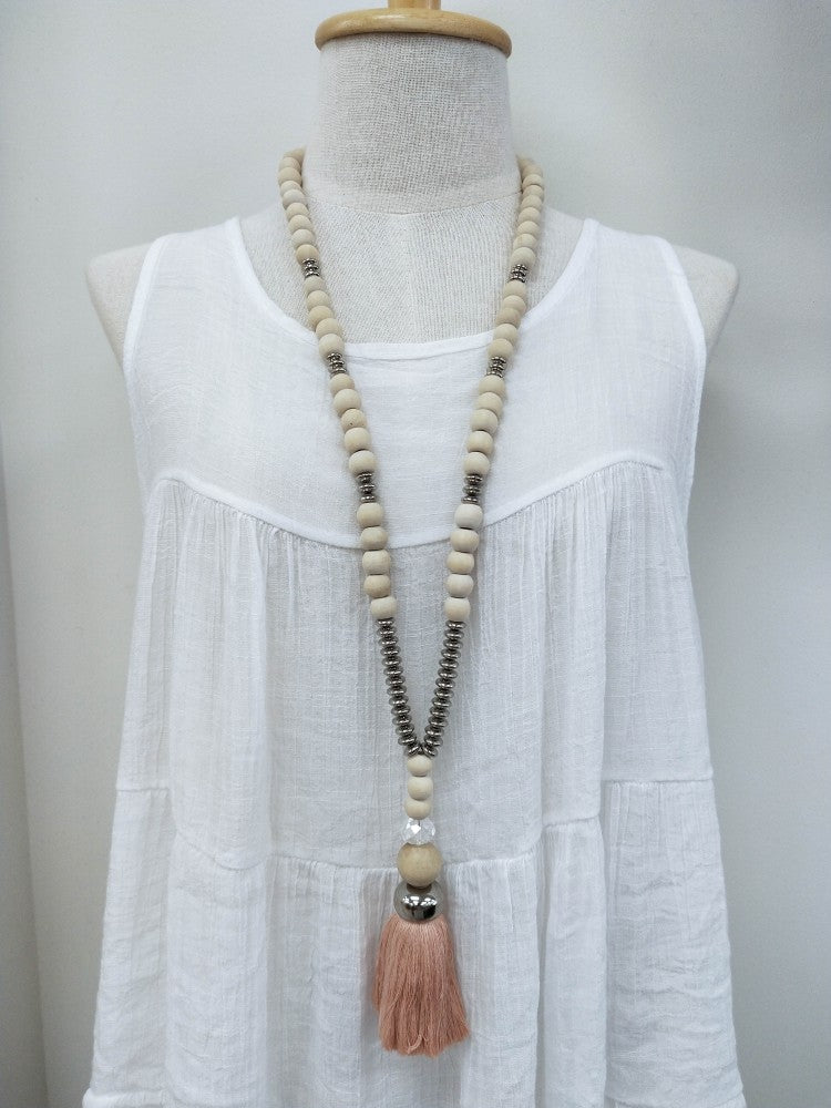 Necklace Metal Tassle - eKo NZ - 