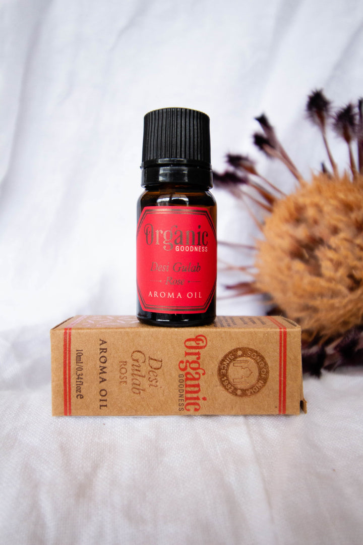 Organic Aroma Oil - Desi Gulab Rose - eKo NZ - 