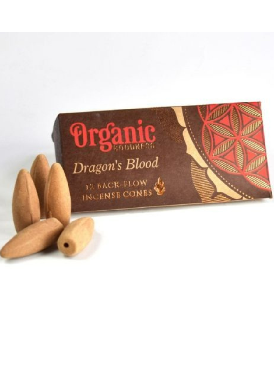 Organic Backflow Cones - Dragons Blood - eKo NZ - 