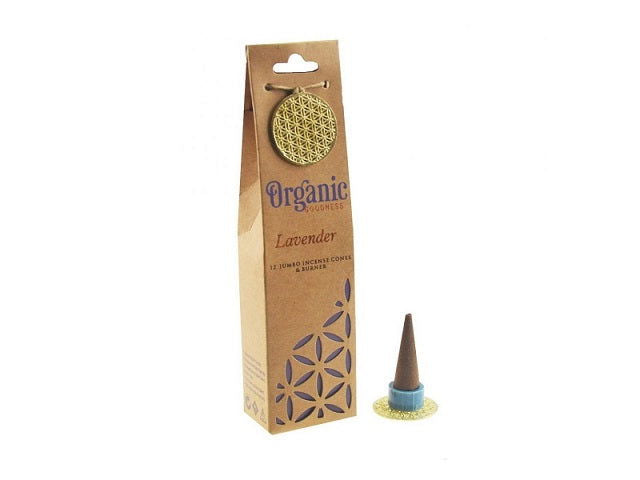 Organic Jumbo Cones - Lavender - eKo NZ - 