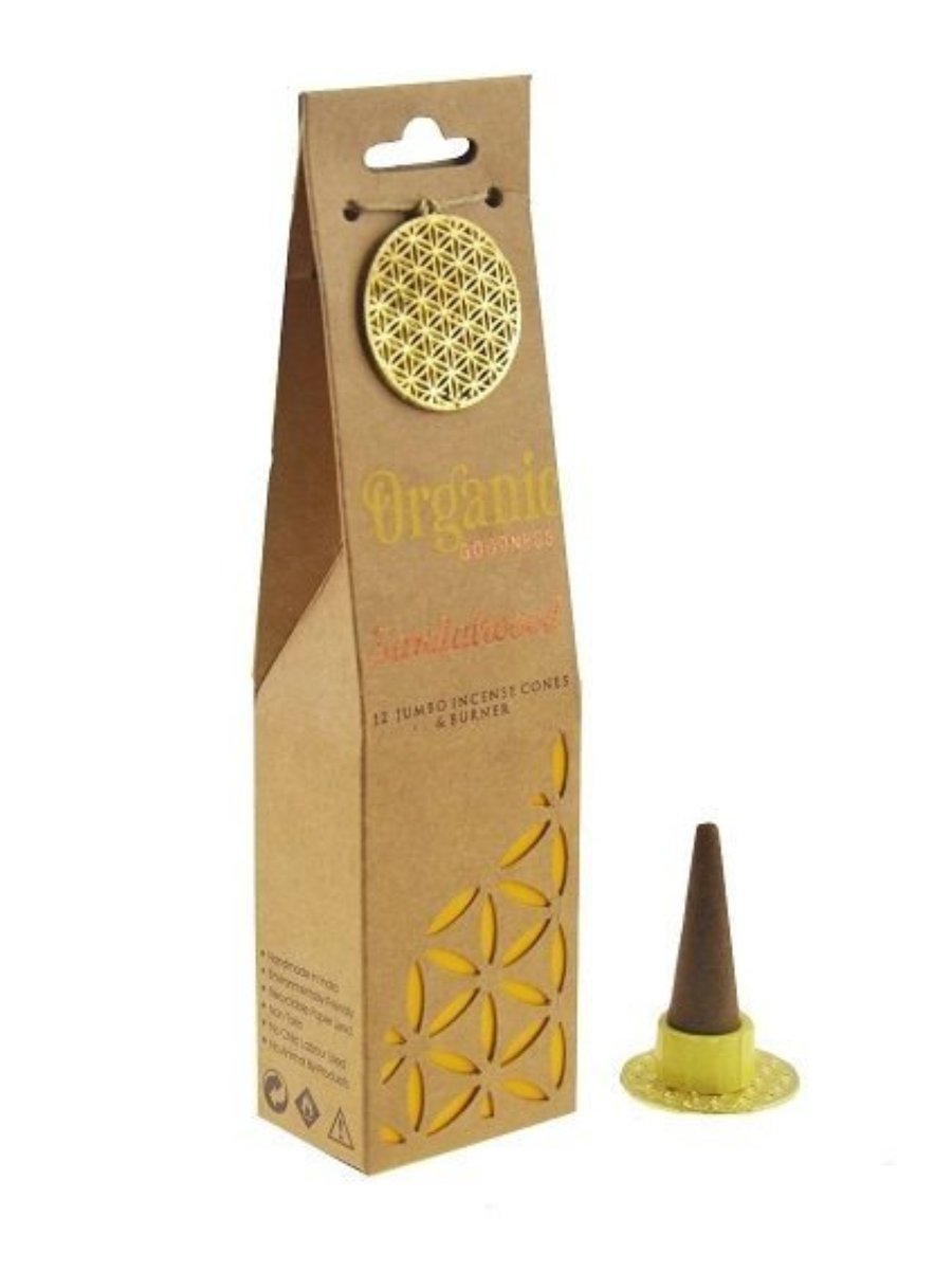 Organic Jumbo Cones - Sandalwood - eKo NZ - 