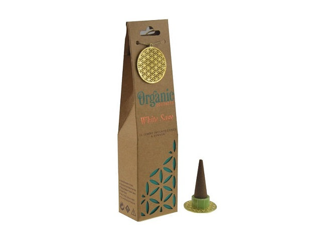Organic Jumbo Cones - White Sage - eKo NZ - 