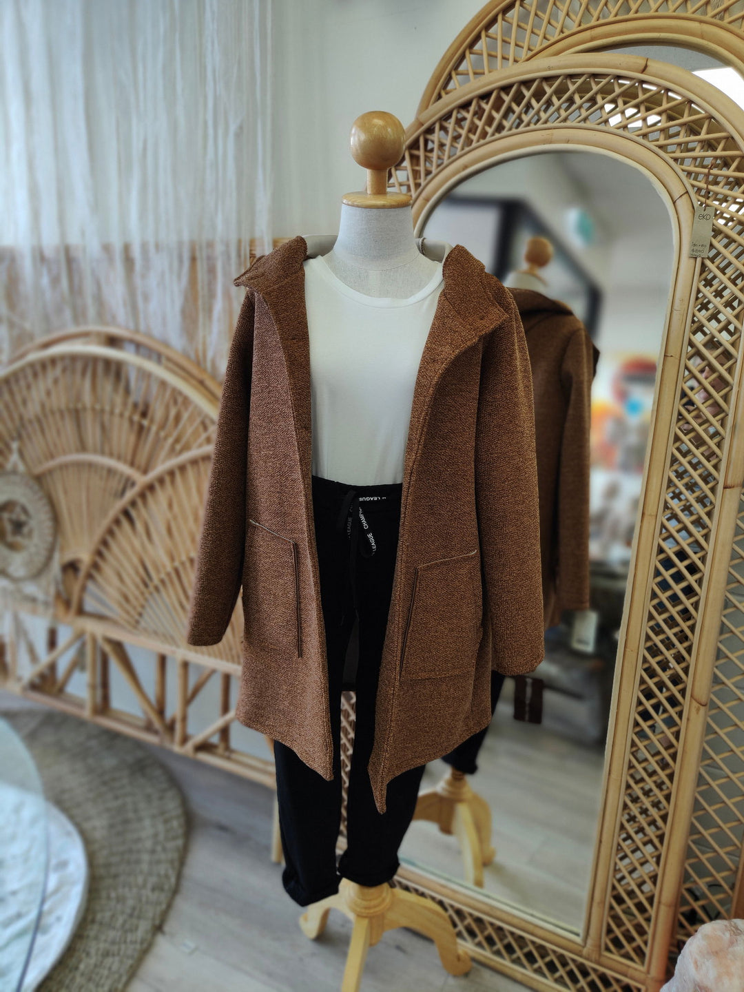 Pelligrino Long Button Jacket - eKo NZ - 