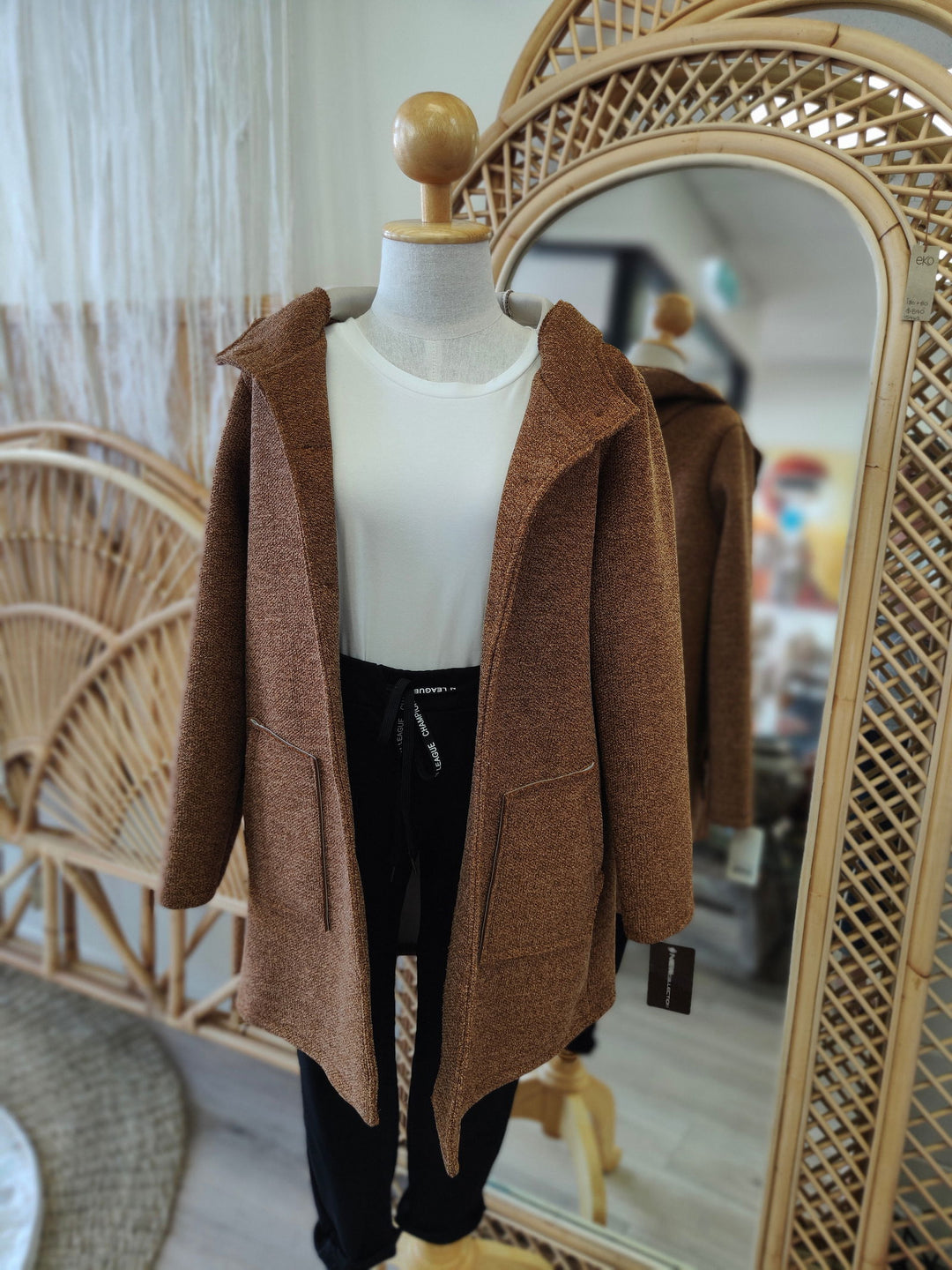 Pelligrino Long Button Jacket - eKo NZ - 