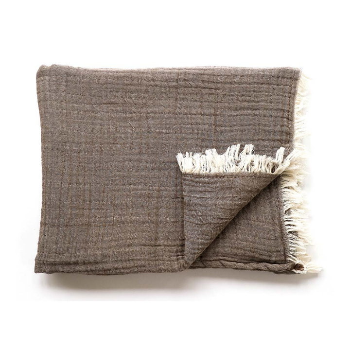 R&H Soft Cotton Throw - Earth - eKo NZ - 