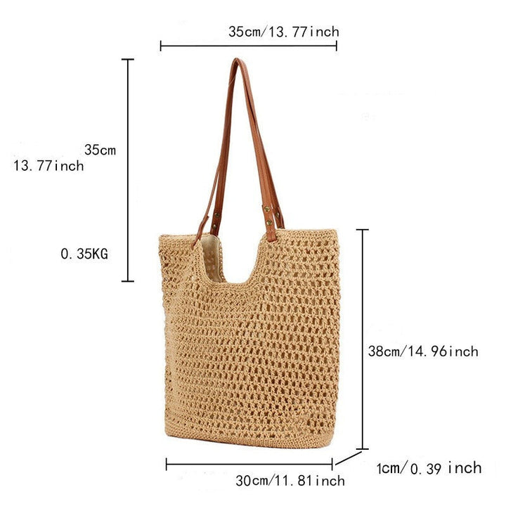 Measurements of Rachini bag 38cm high by 30cm wide