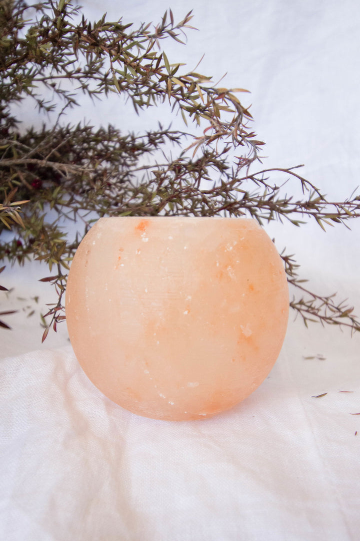 Round Salt Tealight Holder - eKo NZ - 