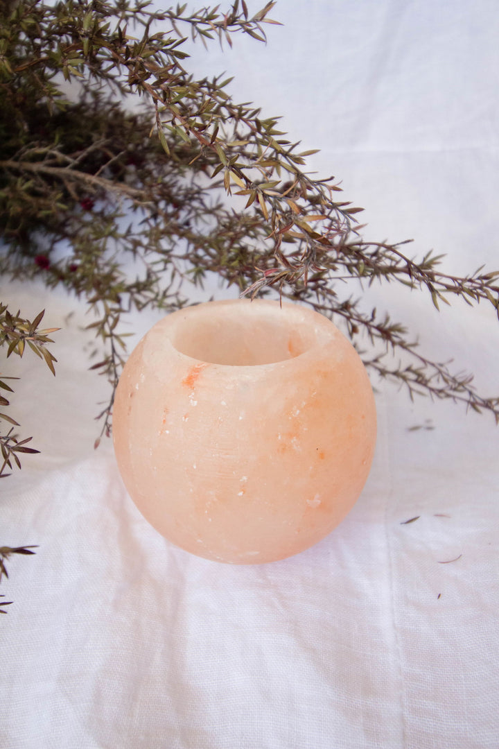 Round Salt Tealight Holder - eKo NZ - 