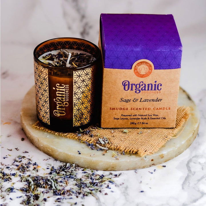 Sage & Lavender Organic Candle - eKo NZ - 