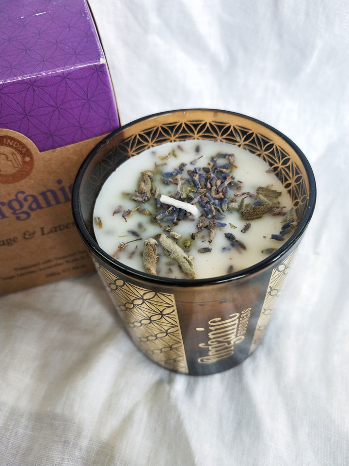 Sage & Lavender Organic Candle - eKo NZ - 