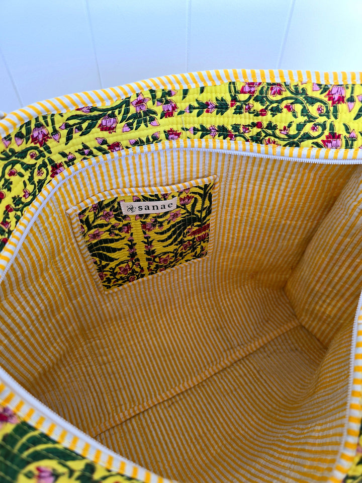 Golden Fleur Tote
