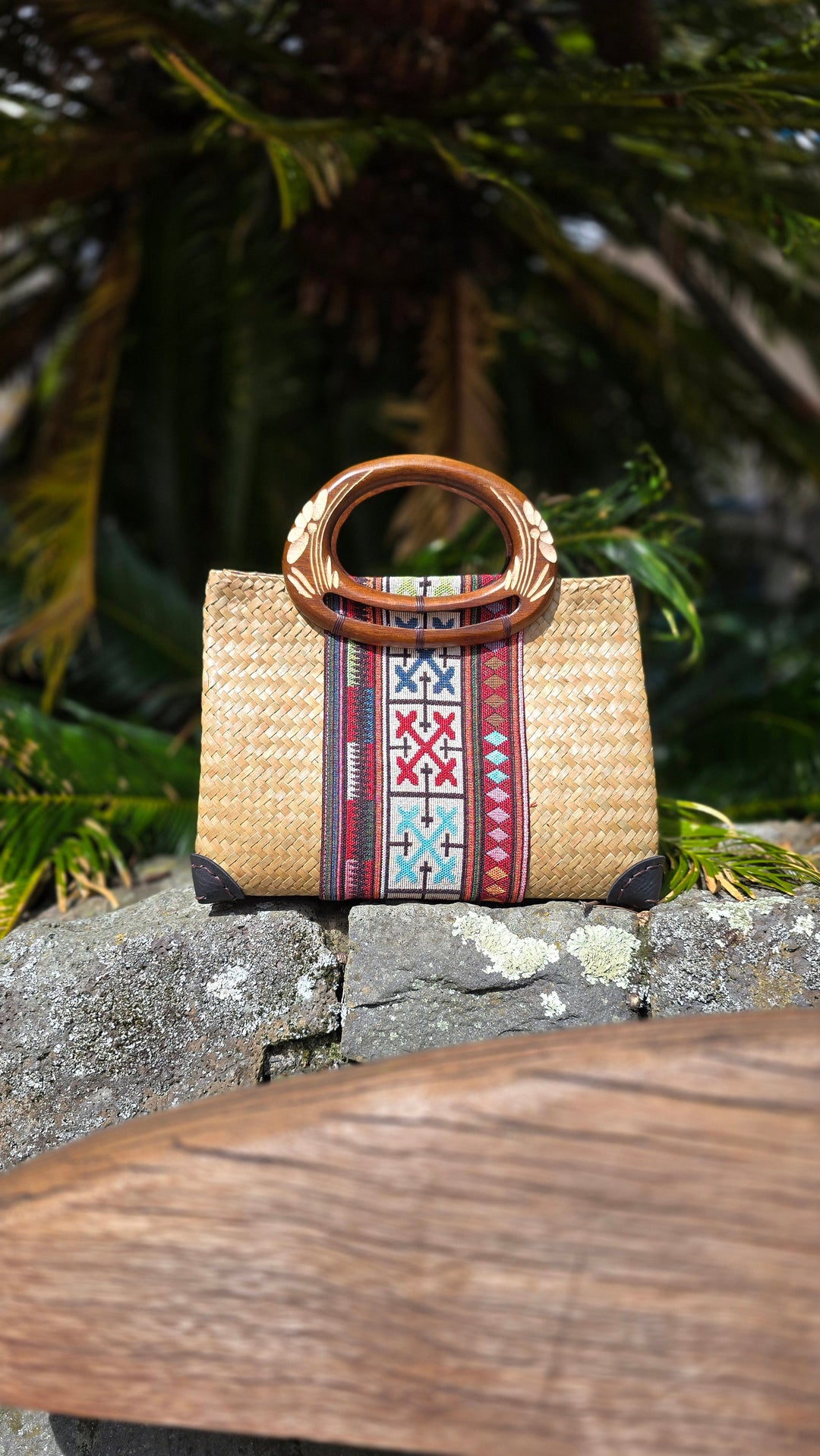 Saree Handbag - Carved