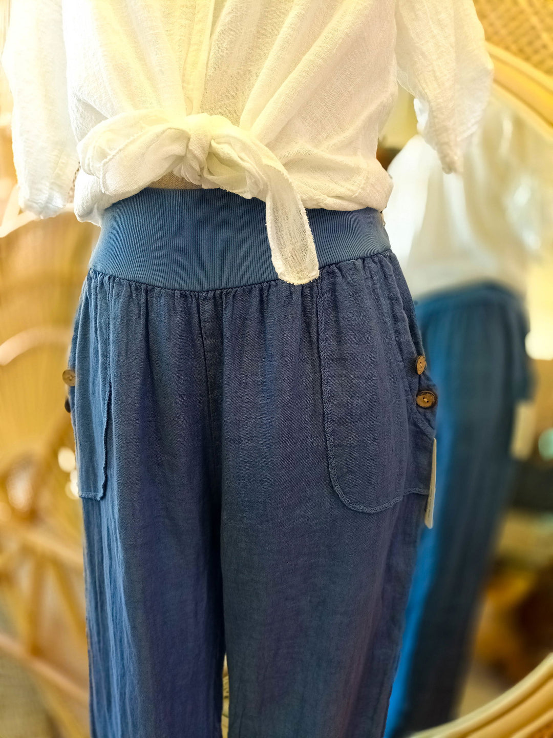 Simona Linen Pants - eKo NZ - 