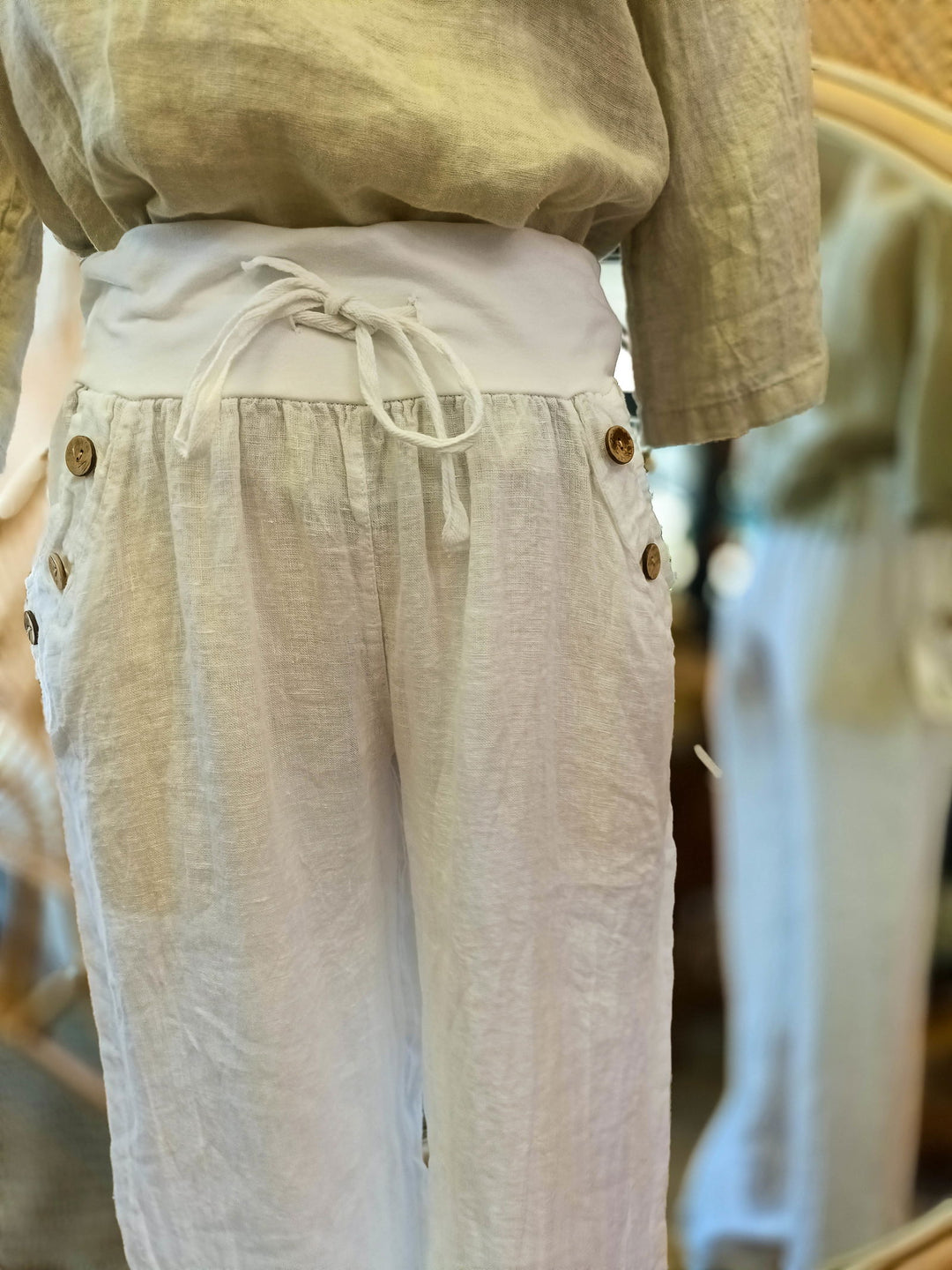 Simona Linen Pants - eKo NZ - 