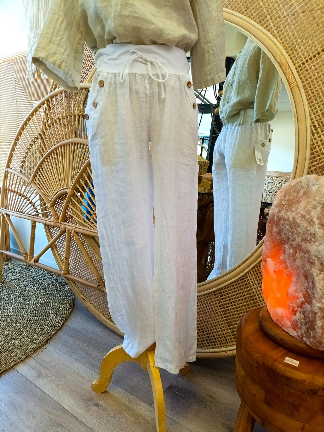 Simona Linen Pants - eKo NZ - 