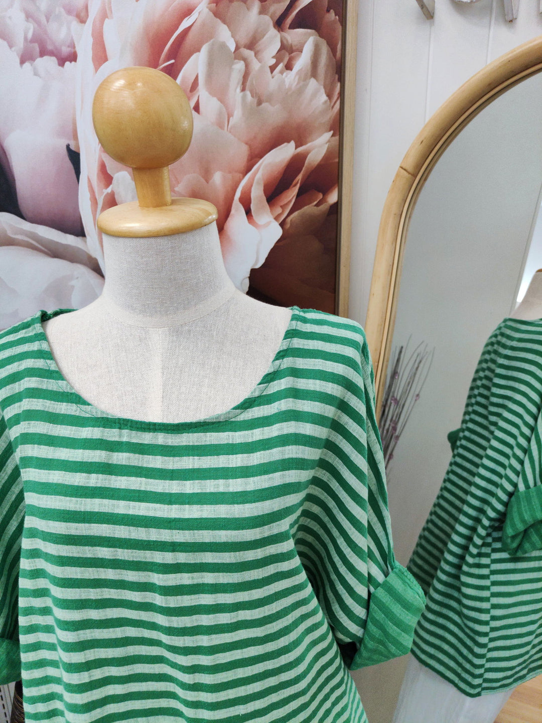 Striped Liz Top - eKo NZ - 