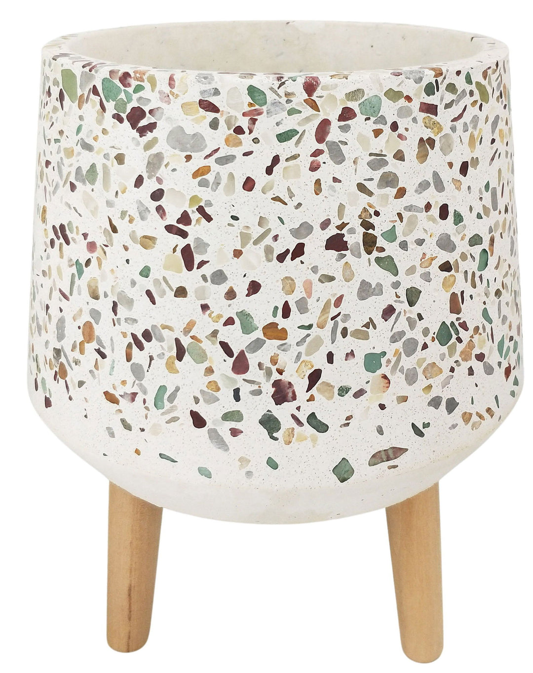 Terazzo Planter With Legs - eKo NZ - 