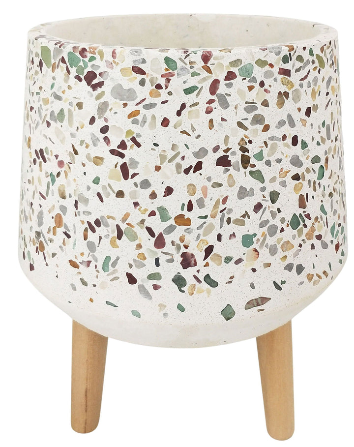 Terazzo Planter With Legs - eKo NZ - 