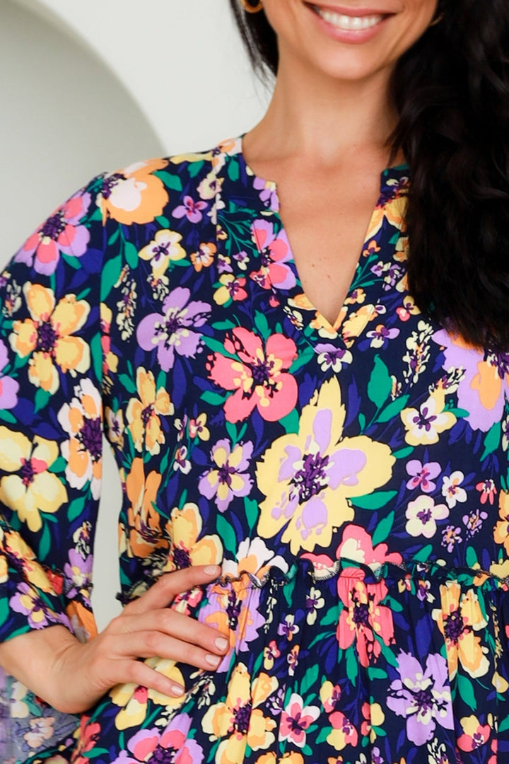 Tori 3/4 Sleeve Dress - eKo NZ - 