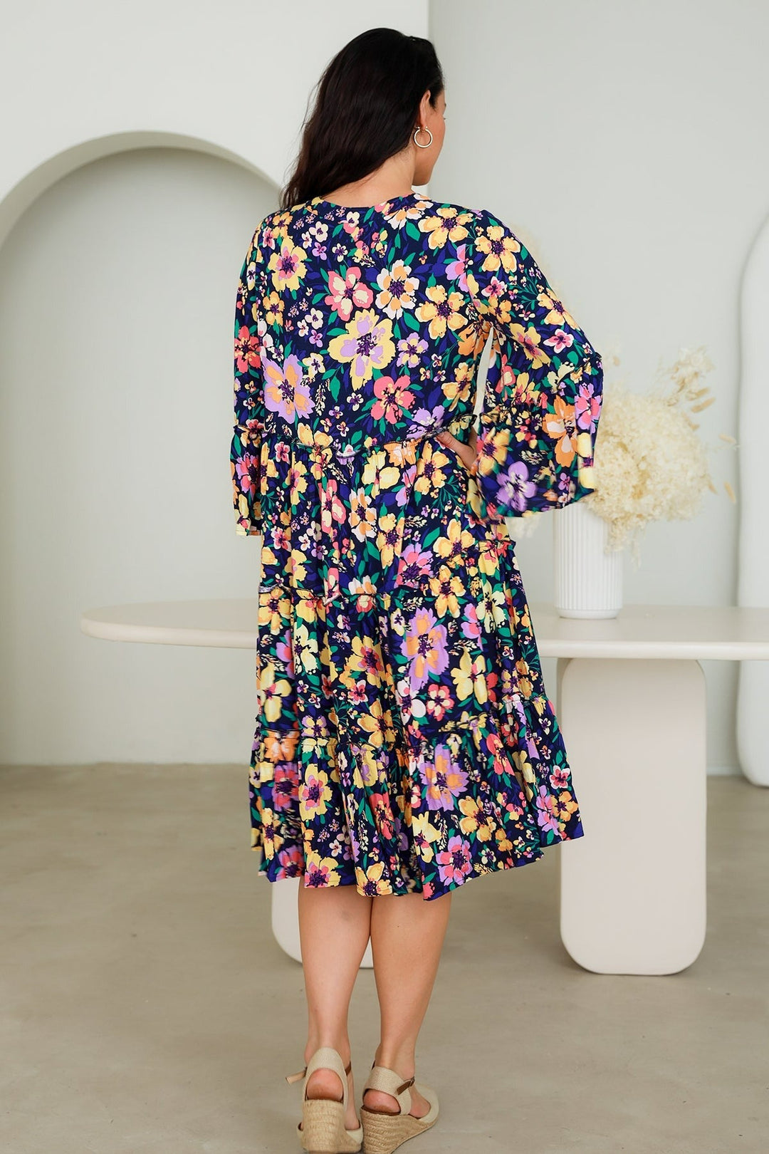Tori 3/4 Sleeve Dress - eKo NZ - 