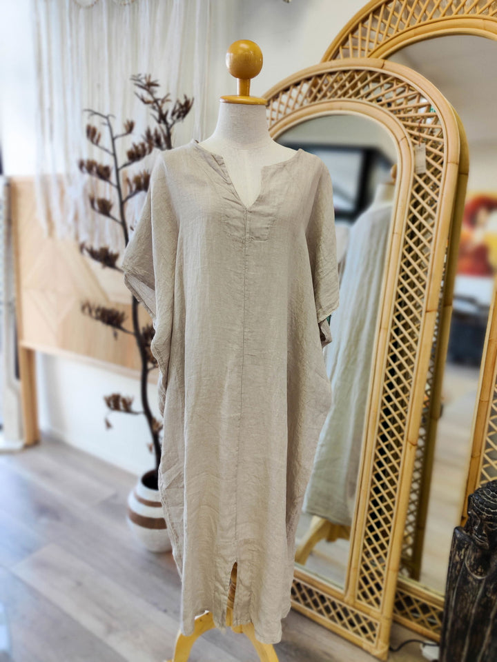 Trace Lino Dress - eKo NZ - 