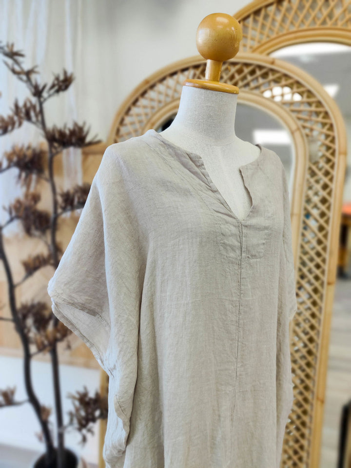 Trace Lino Dress - eKo NZ - 