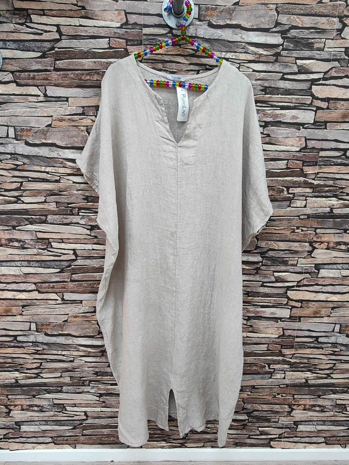 Trace Lino Dress - eKo NZ - 