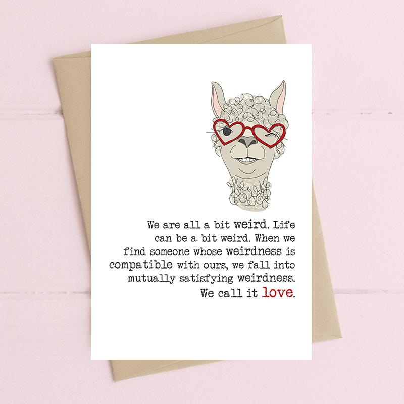 We Are All A Bit Weird Emko Card - eKo NZ - 