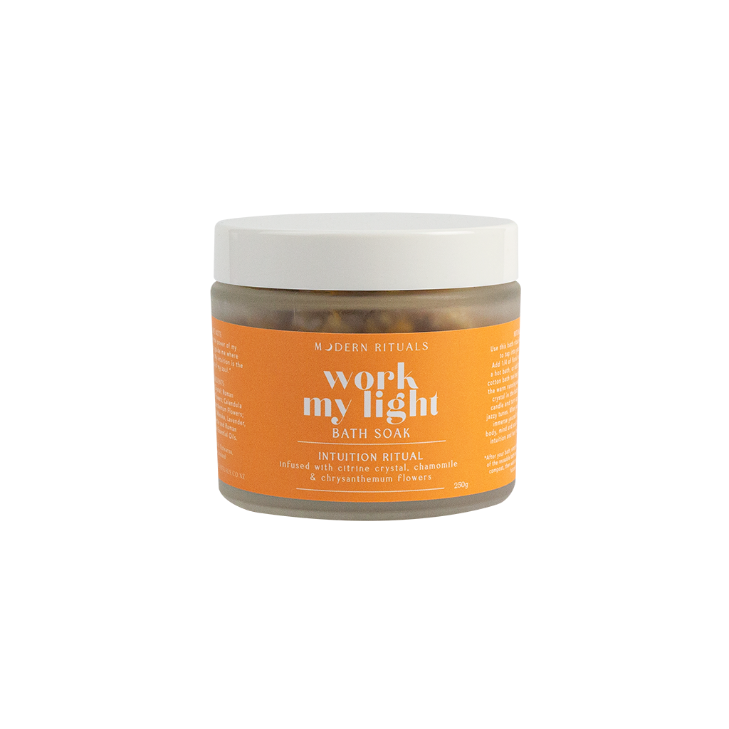 Work My Light - Bath Salts - Modern Rituals - eKo NZ - 