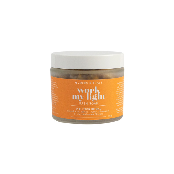 Work My Light - Bath Salts - Modern Rituals - eKo NZ - 