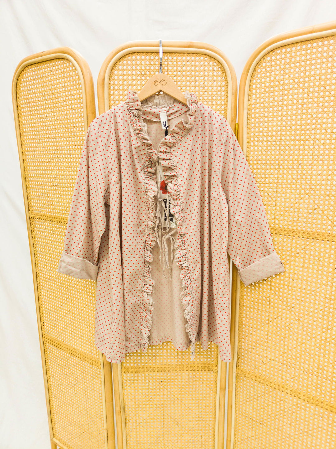 Wt Spotty Blouse - eKo NZ - 