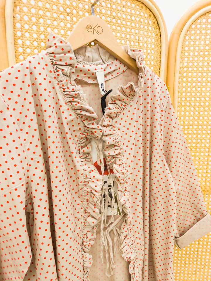Wt Spotty Blouse - eKo NZ - 