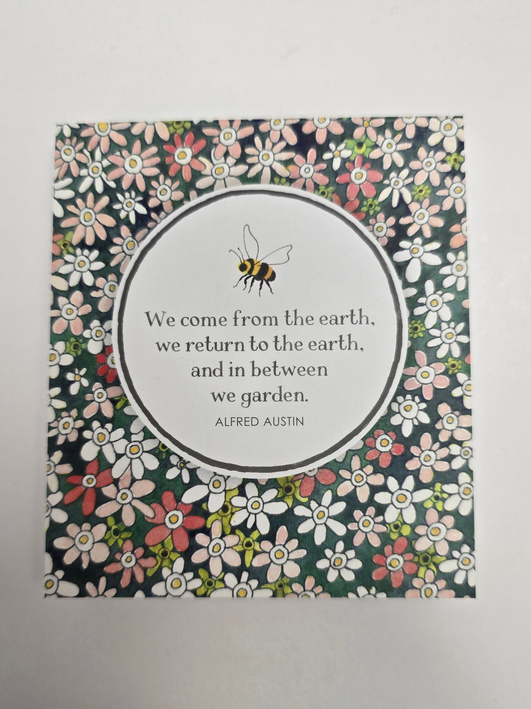Bee Flowers Notepad - Affirmations