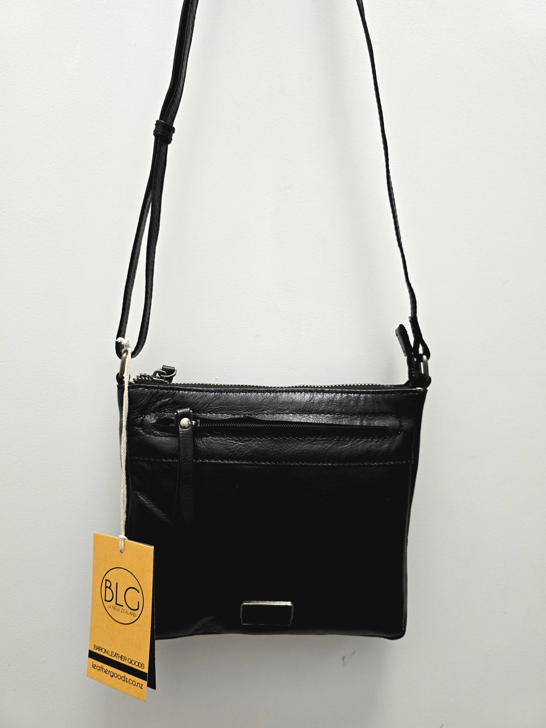 Leather SQ Cross Body Bag