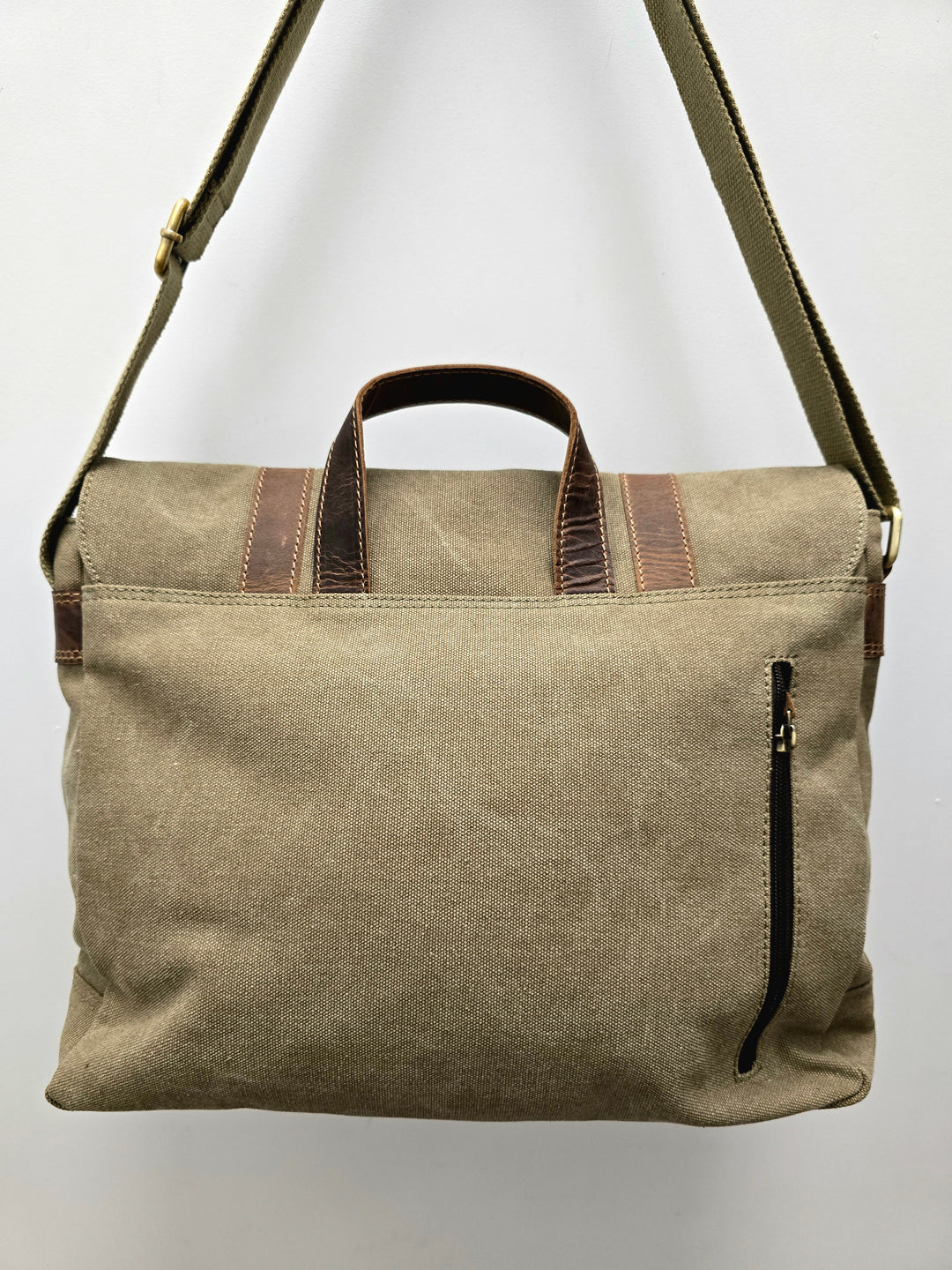 Canvas Messenger Bag Large