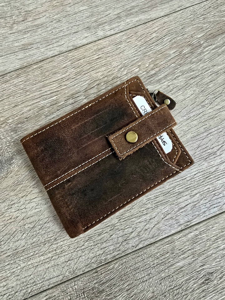 Gents Grunge Leather Wallet