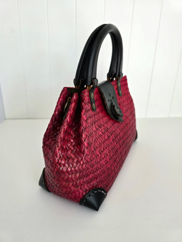 Petali Handbag - Rose Red