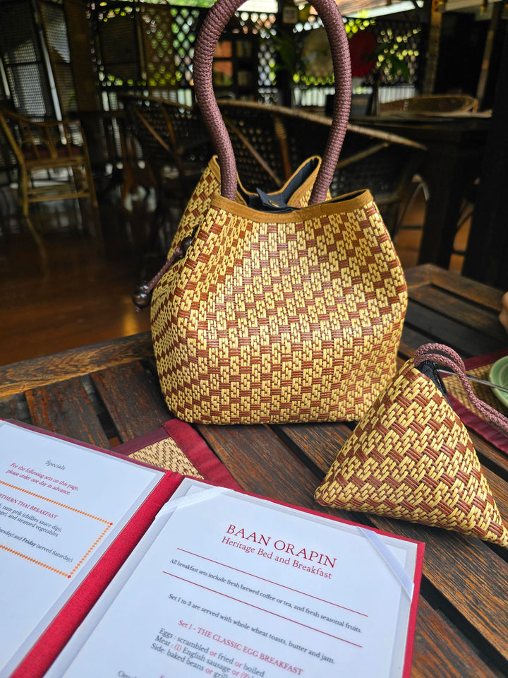 Resort Weave Horizon Bag - Sandstone