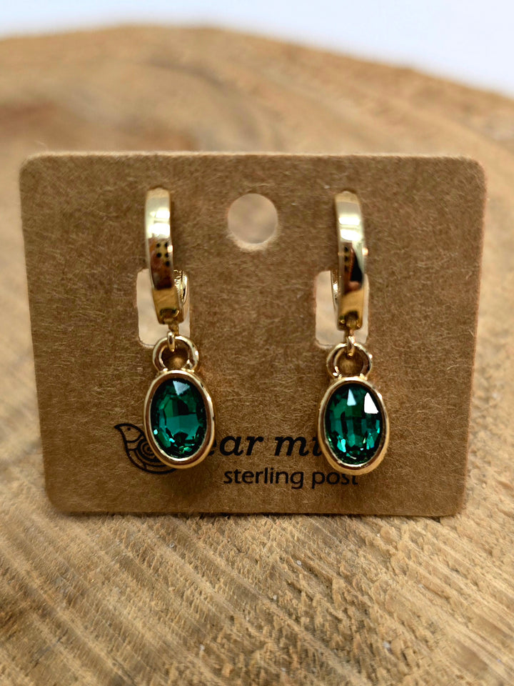 Emerald Glow Earrings