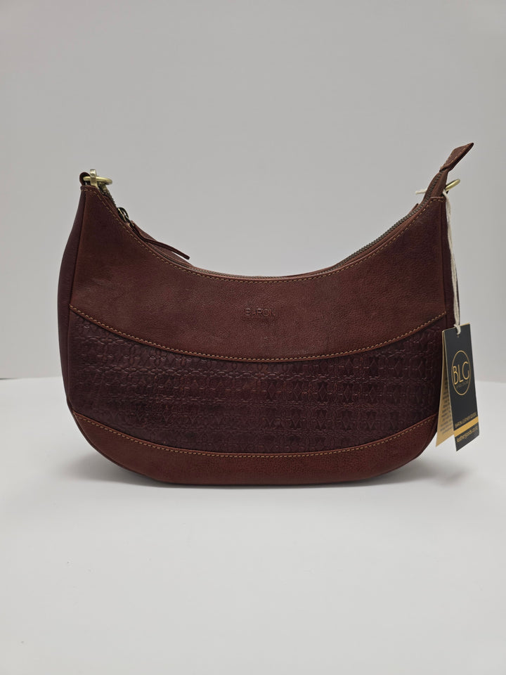 Leather Crescent Bag